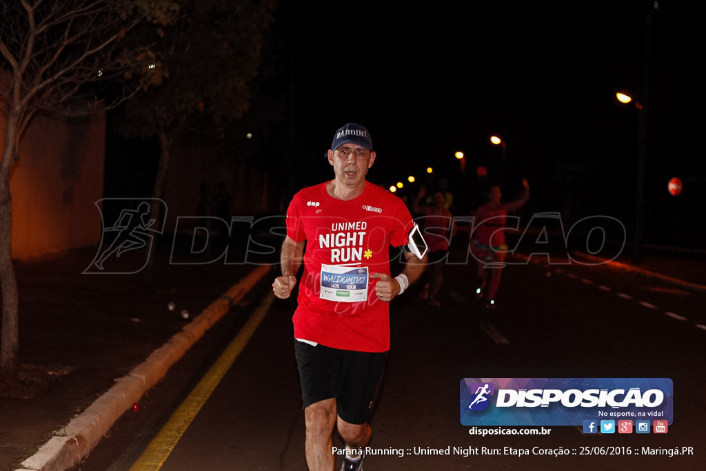 Unimed Night Run: Etapa Coração :: Paraná Running 2016