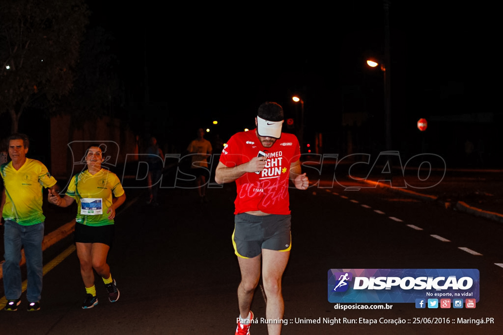 Unimed Night Run: Etapa Coração :: Paraná Running 2016