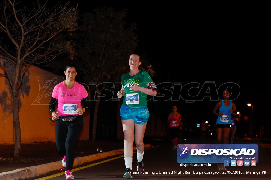 Unimed Night Run: Etapa Coração :: Paraná Running 2016