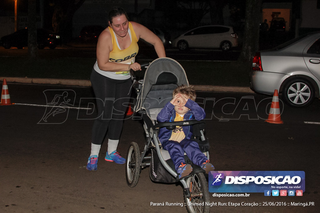 Unimed Night Run: Etapa Coração :: Paraná Running 2016