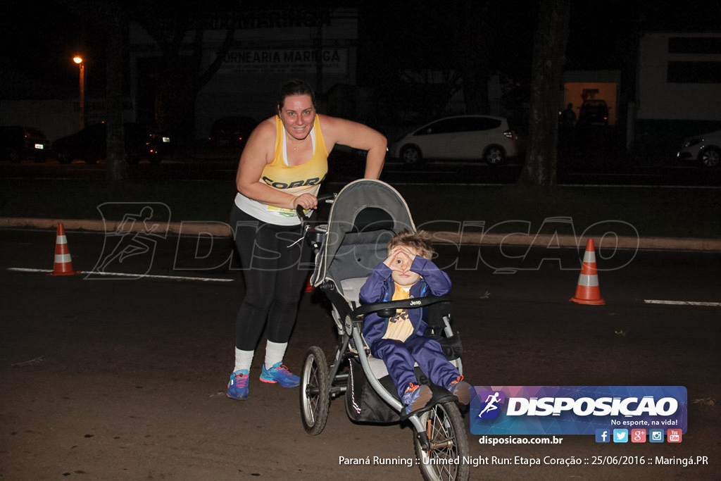 Unimed Night Run: Etapa Coração :: Paraná Running 2016