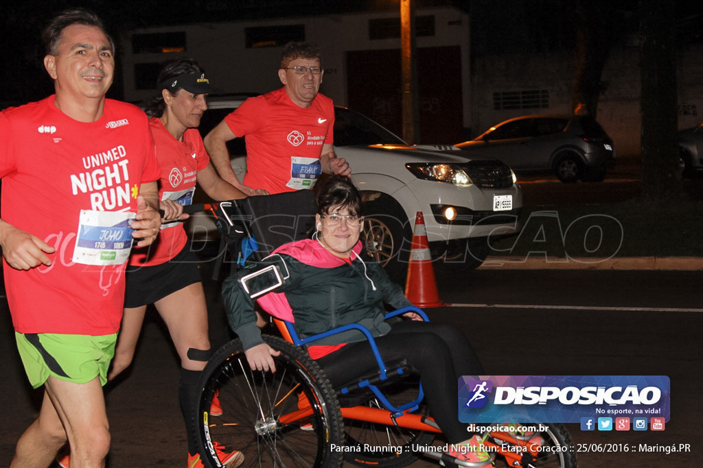 Unimed Night Run: Etapa Coração :: Paraná Running 2016