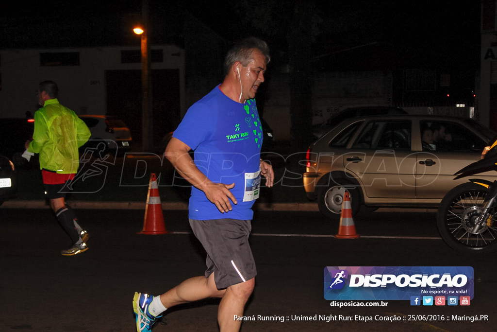 Unimed Night Run: Etapa Coração :: Paraná Running 2016