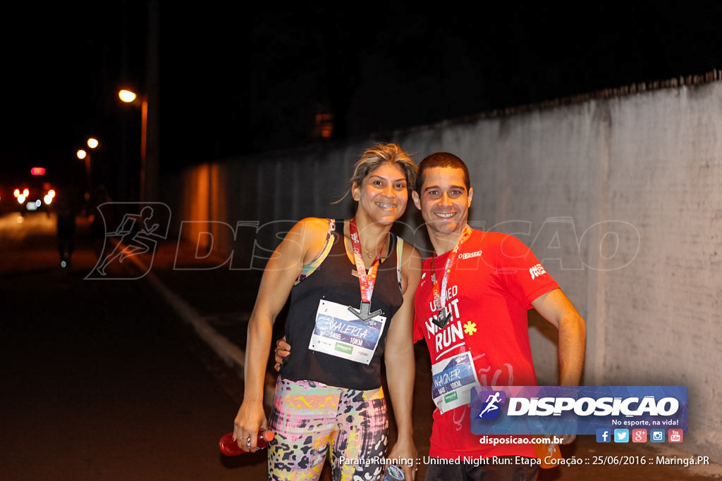 Unimed Night Run: Etapa Coração :: Paraná Running 2016