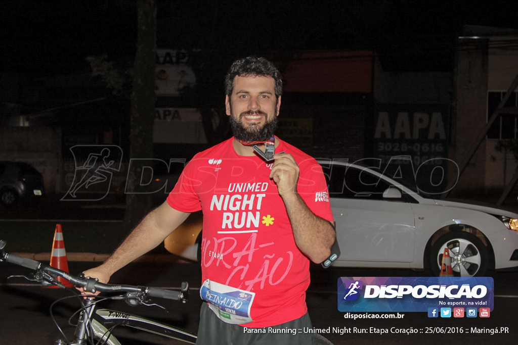 Unimed Night Run: Etapa Coração :: Paraná Running 2016