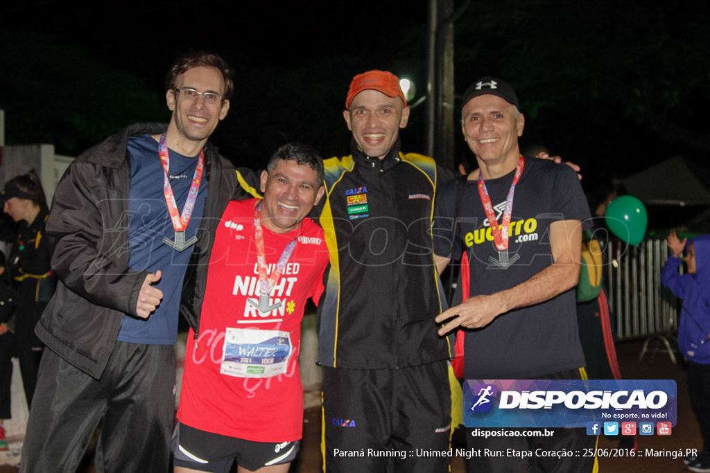 Unimed Night Run: Etapa Coração :: Paraná Running 2016