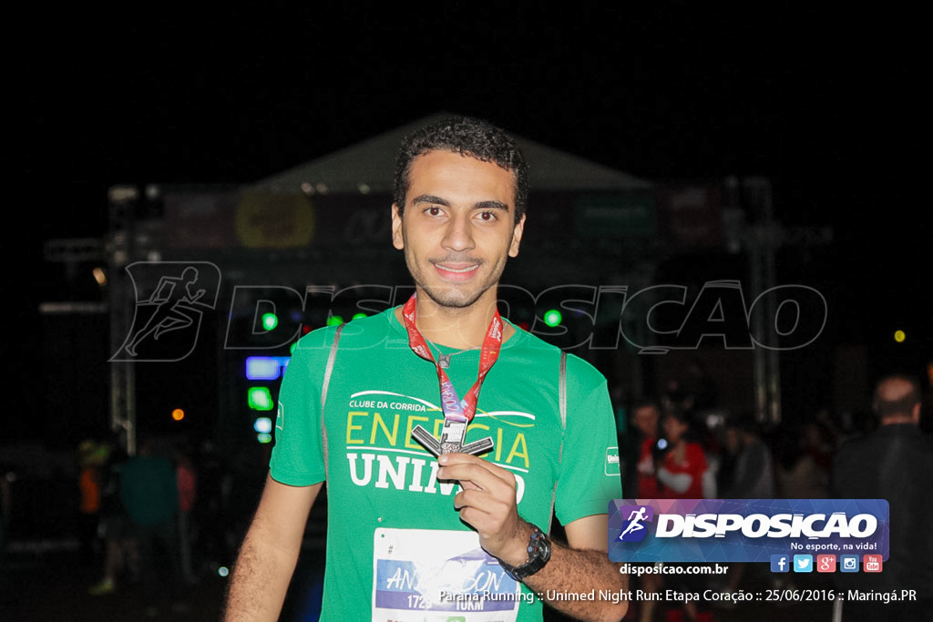 Unimed Night Run: Etapa Coração :: Paraná Running 2016