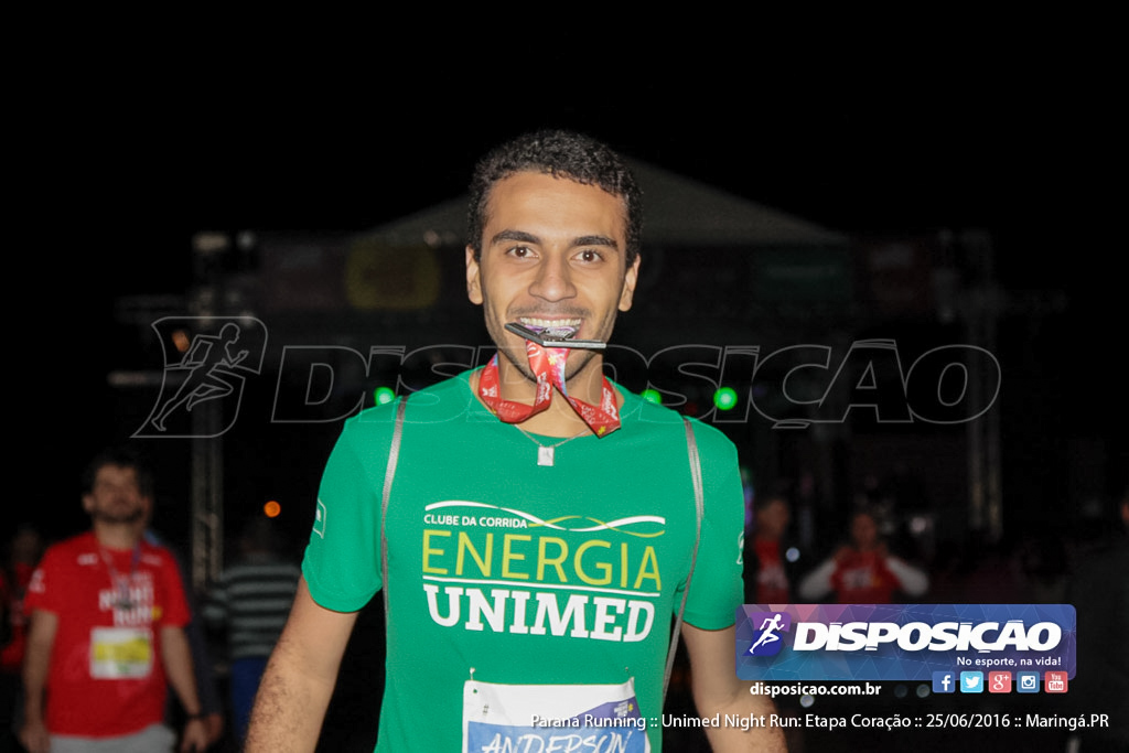 Unimed Night Run: Etapa Coração :: Paraná Running 2016