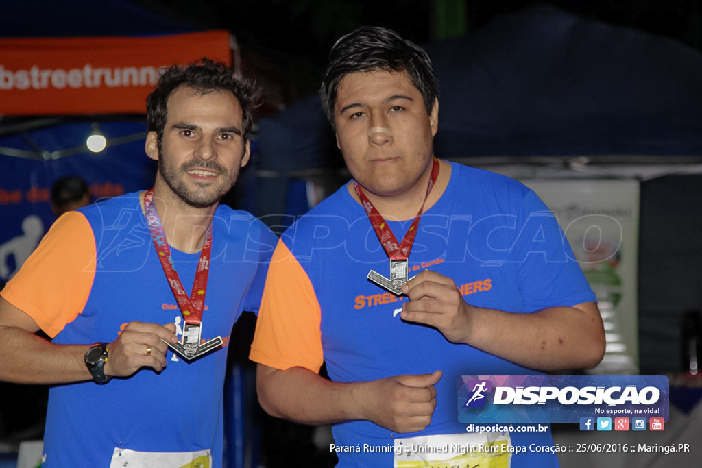 Unimed Night Run: Etapa Coração :: Paraná Running 2016