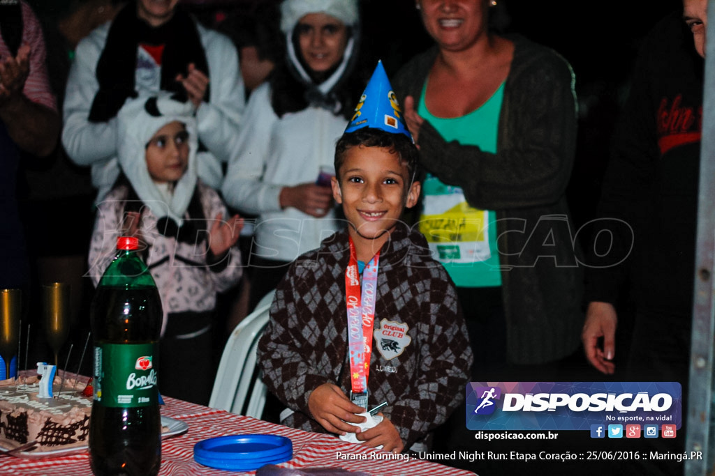 Unimed Night Run: Etapa Coração :: Paraná Running 2016