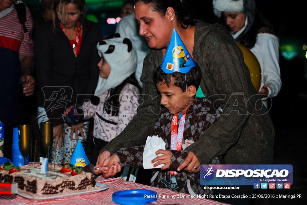 Unimed Night Run: Etapa Coração :: Paraná Running 2016