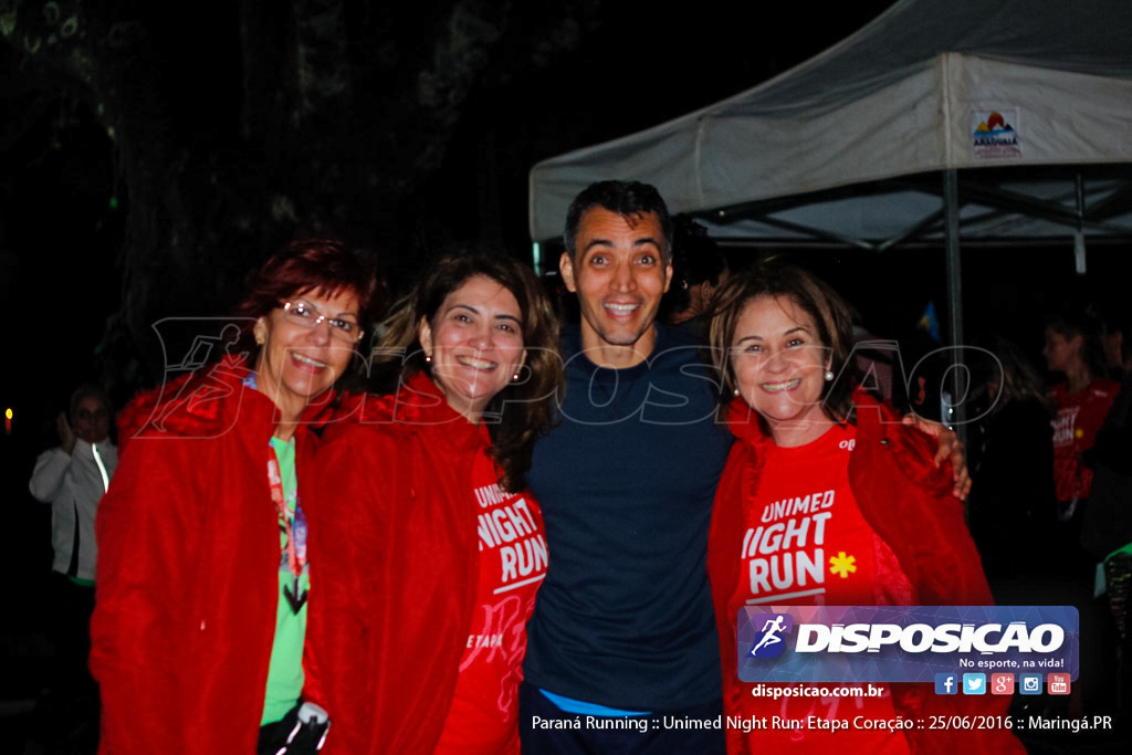 Unimed Night Run: Etapa Coração :: Paraná Running 2016