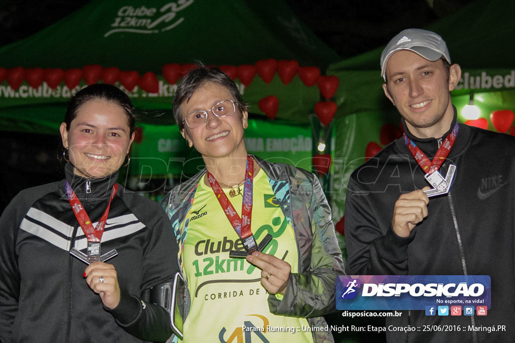 Unimed Night Run: Etapa Coração :: Paraná Running 2016