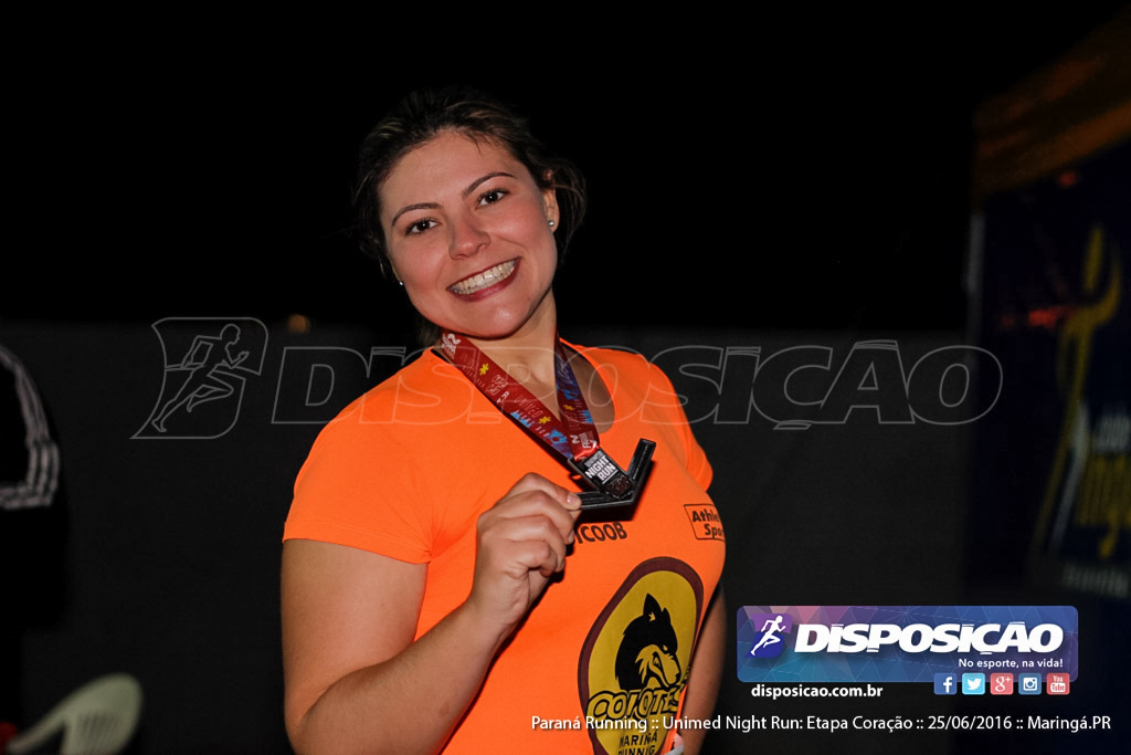 Unimed Night Run: Etapa Coração :: Paraná Running 2016