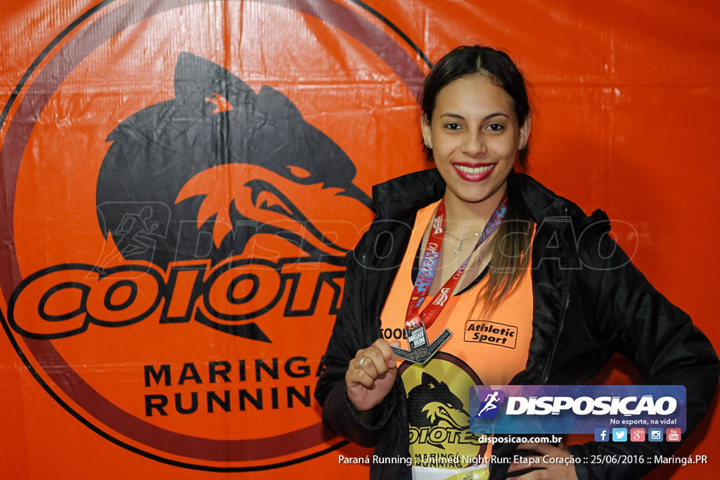 Unimed Night Run: Etapa Coração :: Paraná Running 2016