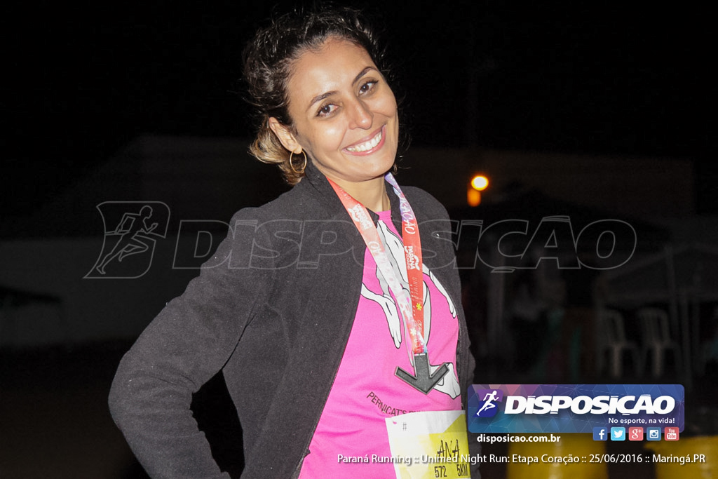 Unimed Night Run: Etapa Coração :: Paraná Running 2016