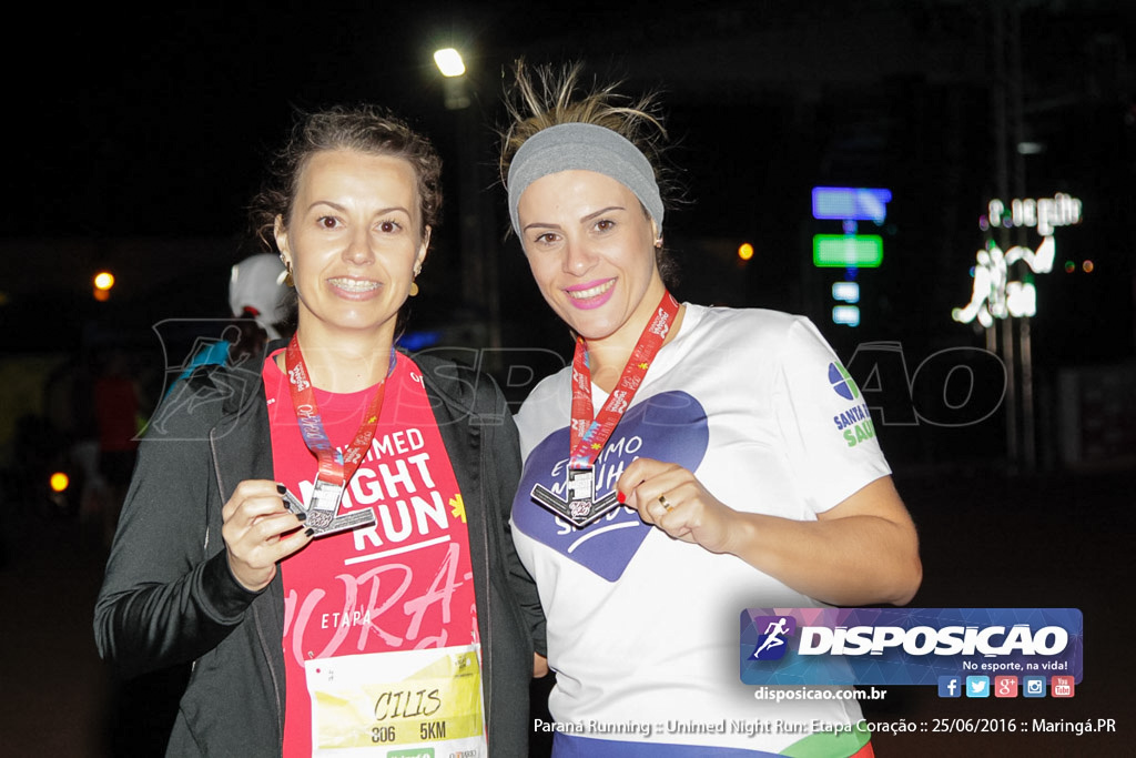 Unimed Night Run: Etapa Coração :: Paraná Running 2016