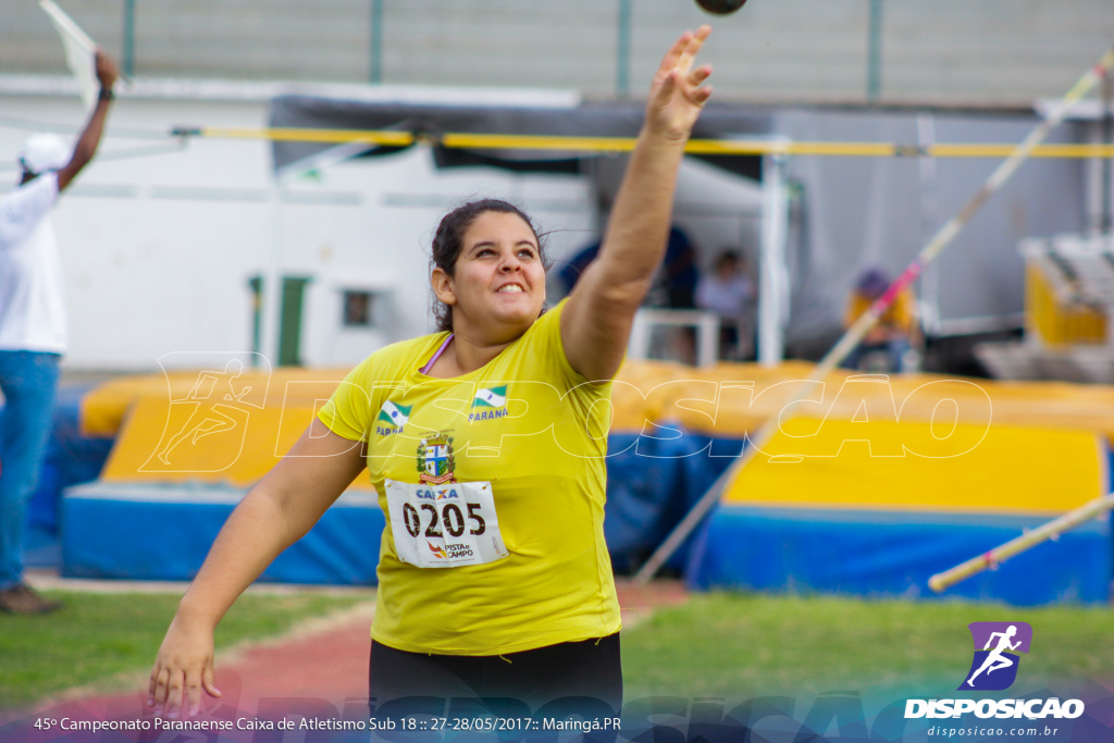 45º Campeonato Paranaense de Atletismo Sub-18