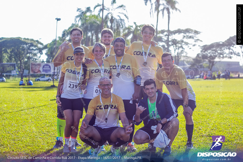 Circuito SESC de Caminhada e Corrida de Rua 2017 - Maringá