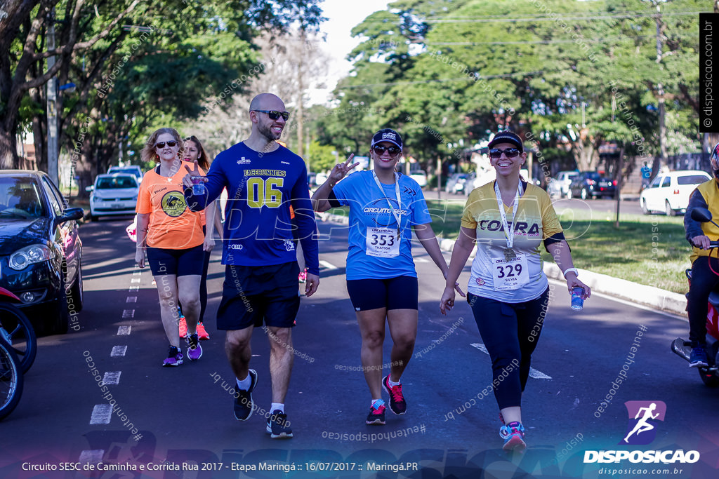 Circuito SESC de Caminhada e Corrida de Rua 2017 - Maringá