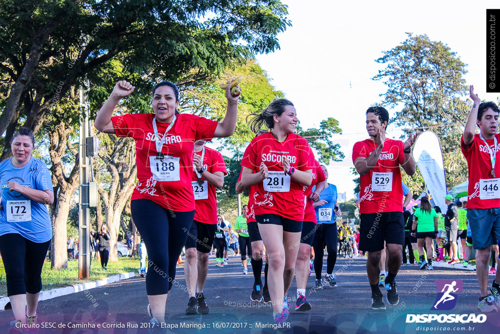 Circuito SESC de Caminhada e Corrida de Rua 2017 - Maringá