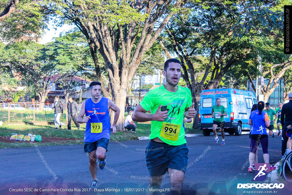 Circuito SESC de Caminhada e Corrida de Rua 2017 - Maringá