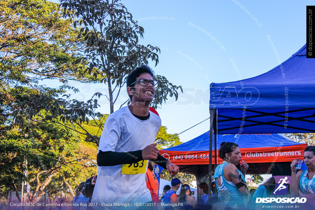 Circuito SESC de Caminhada e Corrida de Rua 2017 - Maringá