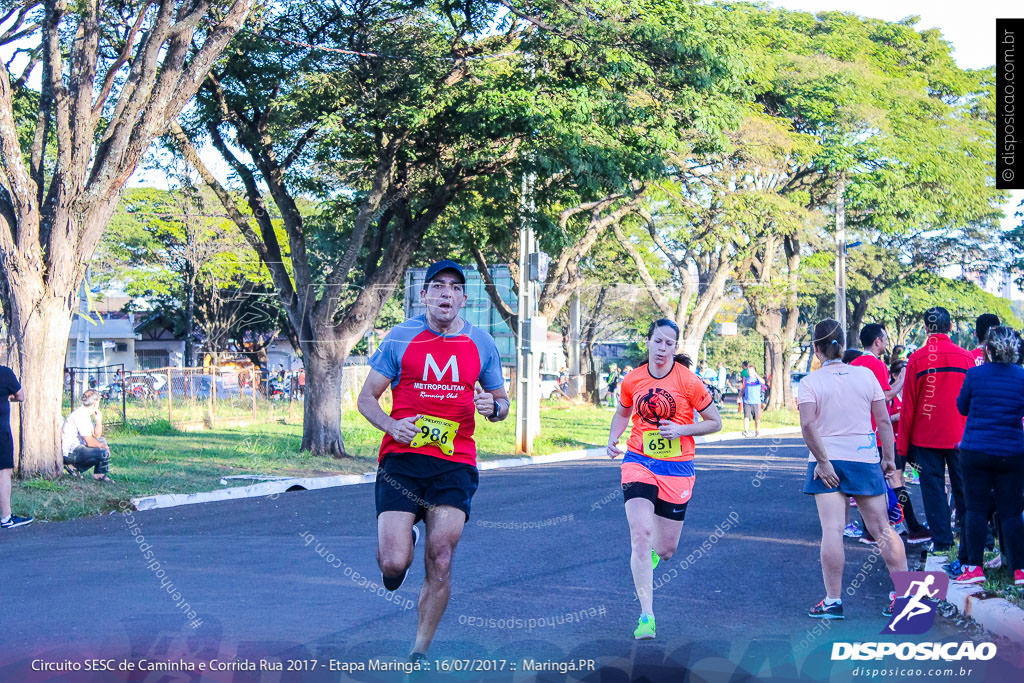 Circuito SESC de Caminhada e Corrida de Rua 2017 - Maringá