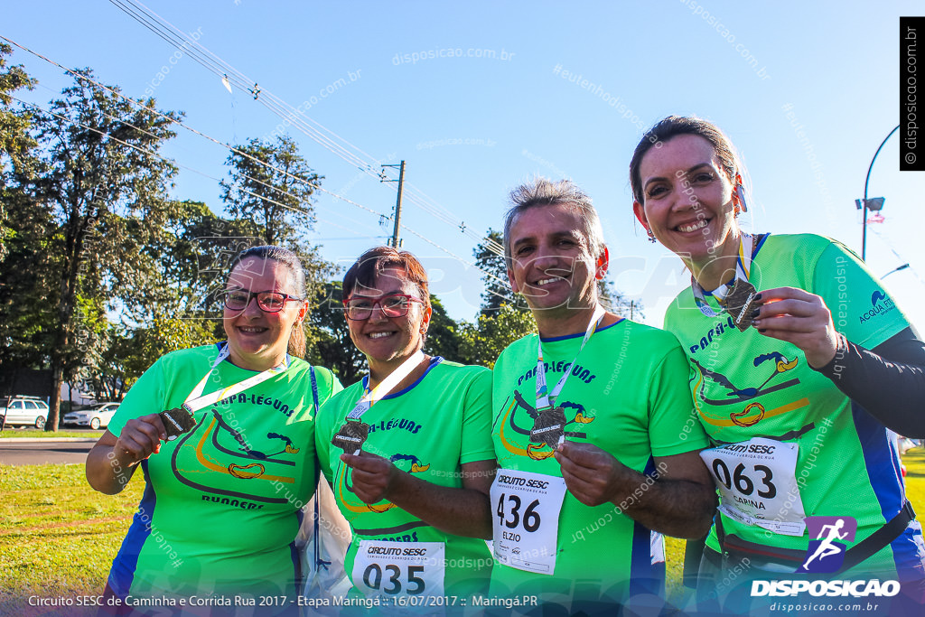 Circuito SESC de Caminhada e Corrida de Rua 2017 - Maringá