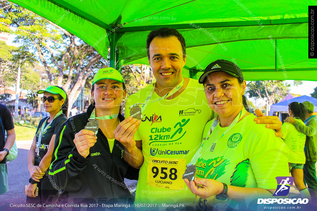 Circuito SESC de Caminhada e Corrida de Rua 2017 - Maringá