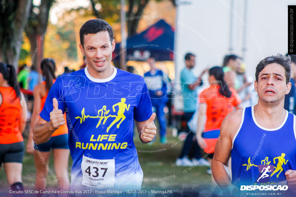 Circuito SESC de Caminhada e Corrida de Rua 2017 - Maringá