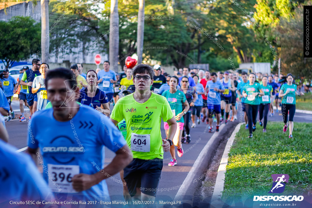 Circuito SESC de Caminhada e Corrida de Rua 2017 - Maringá