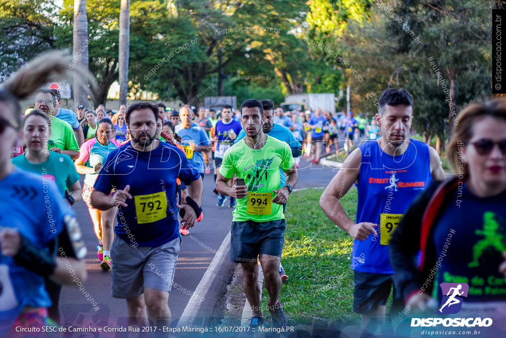 Circuito SESC de Caminhada e Corrida de Rua 2017 - Maringá