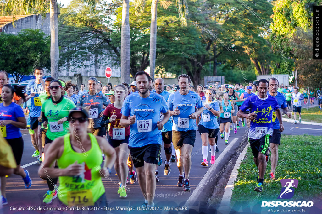 Circuito SESC de Caminhada e Corrida de Rua 2017 - Maringá