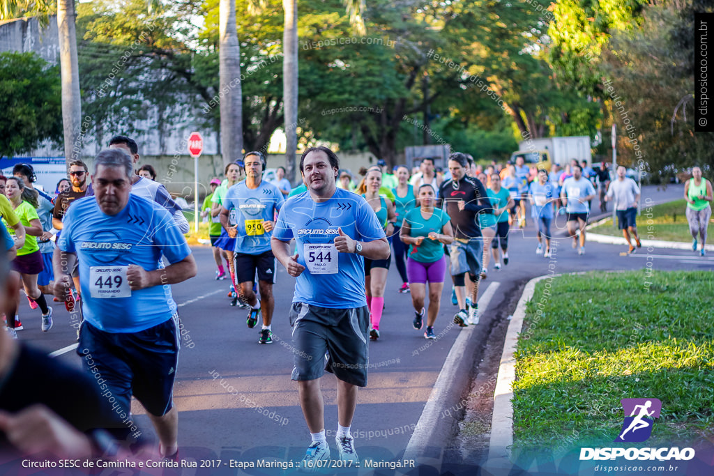 Circuito SESC de Caminhada e Corrida de Rua 2017 - Maringá