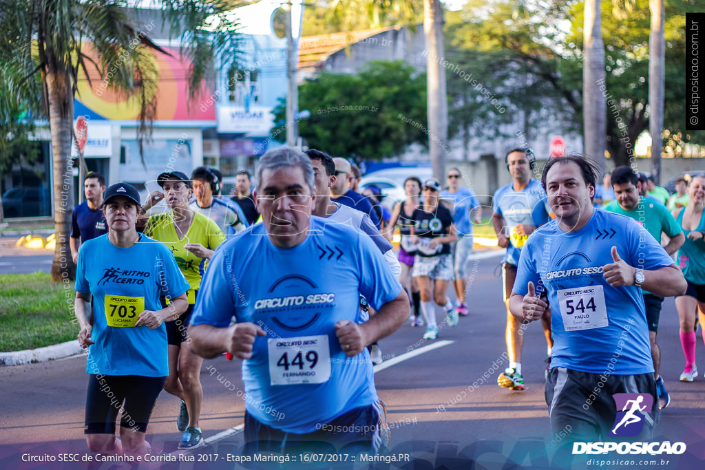 Circuito SESC de Caminhada e Corrida de Rua 2017 - Maringá