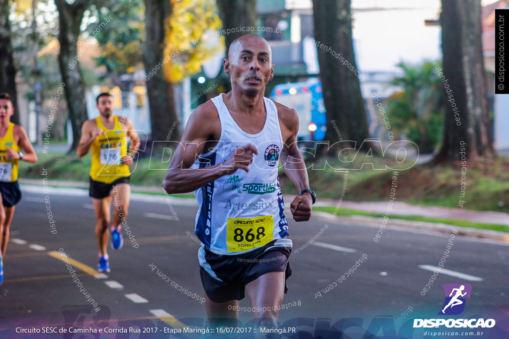 Circuito SESC de Caminhada e Corrida de Rua 2017 - Maringá