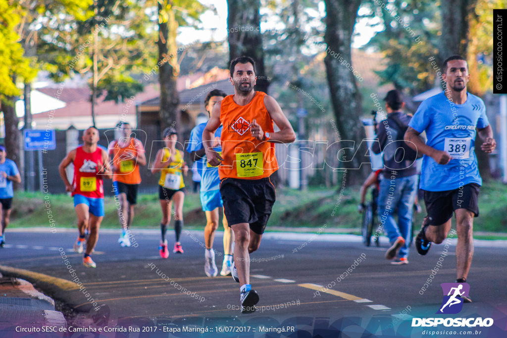 Circuito SESC de Caminhada e Corrida de Rua 2017 - Maringá