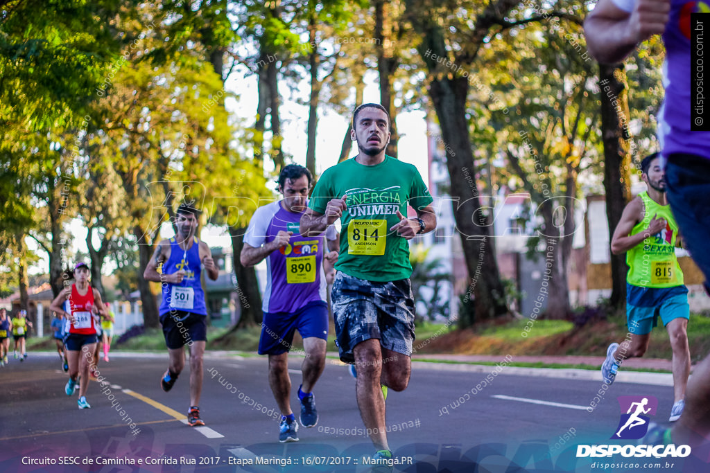 Circuito SESC de Caminhada e Corrida de Rua 2017 - Maringá