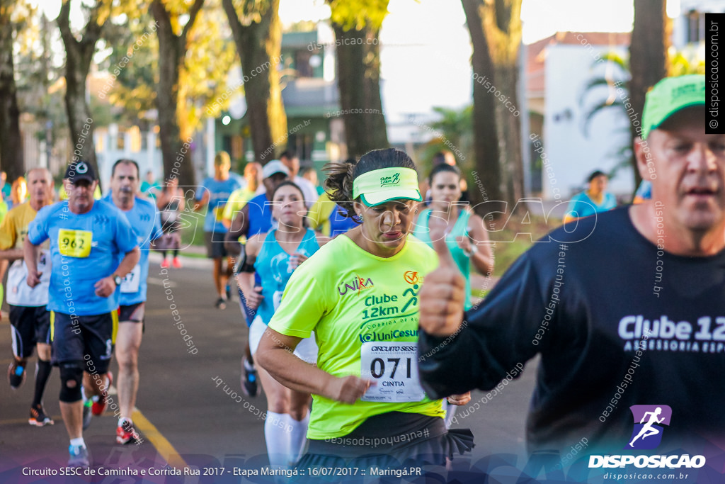 Circuito SESC de Caminhada e Corrida de Rua 2017 - Maringá