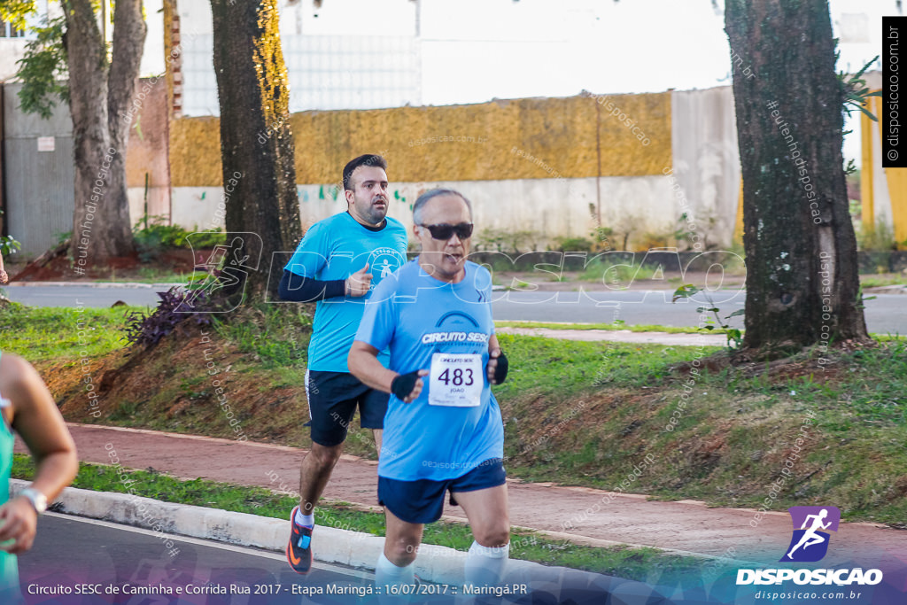 Circuito SESC de Caminhada e Corrida de Rua 2017 - Maringá