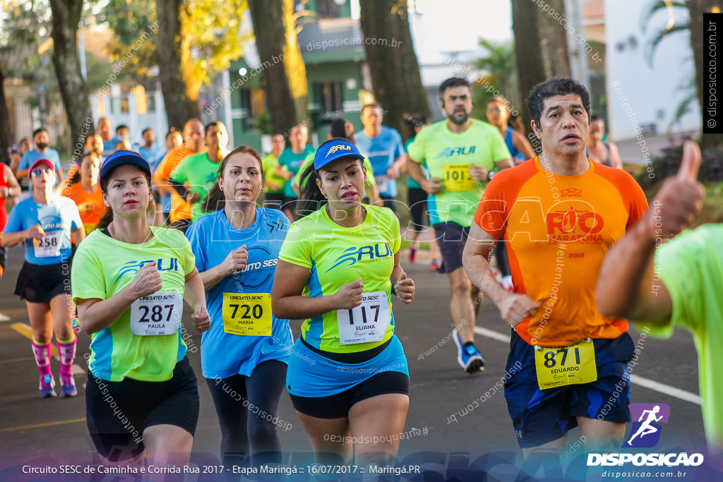 Circuito SESC de Caminhada e Corrida de Rua 2017 - Maringá