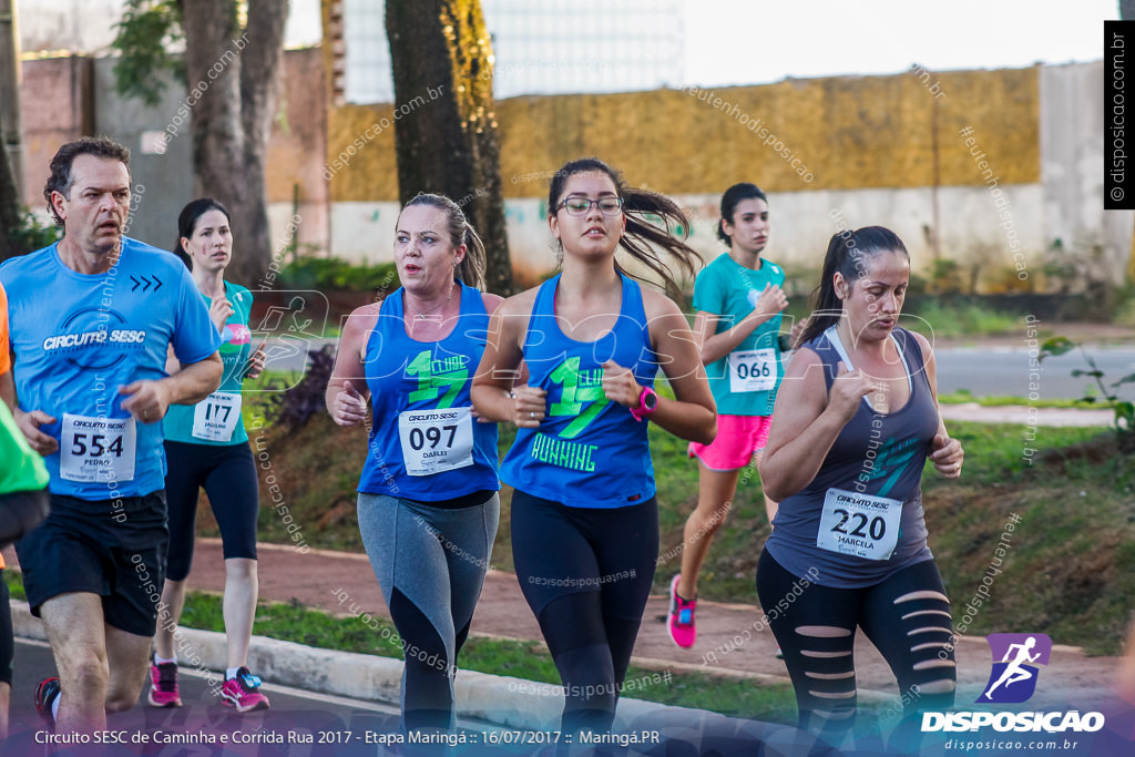 Circuito SESC de Caminhada e Corrida de Rua 2017 - Maringá