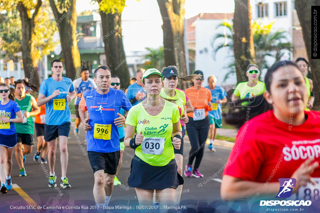 Circuito SESC de Caminhada e Corrida de Rua 2017 - Maringá