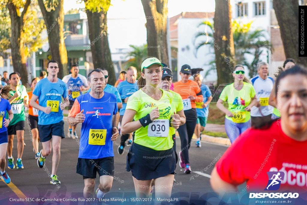 Circuito SESC de Caminhada e Corrida de Rua 2017 - Maringá