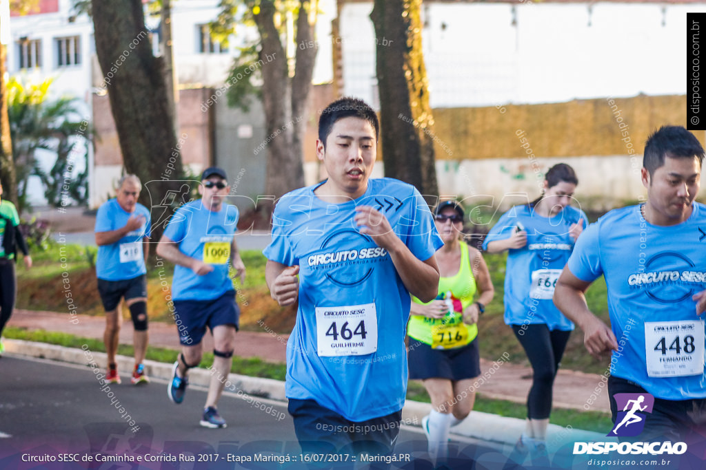 Circuito SESC de Caminhada e Corrida de Rua 2017 - Maringá