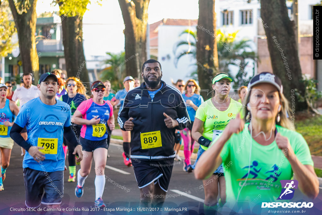 Circuito SESC de Caminhada e Corrida de Rua 2017 - Maringá