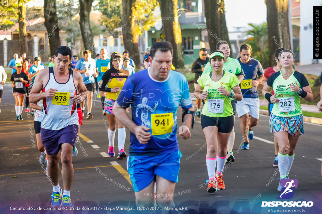 Circuito SESC de Caminhada e Corrida de Rua 2017 - Maringá