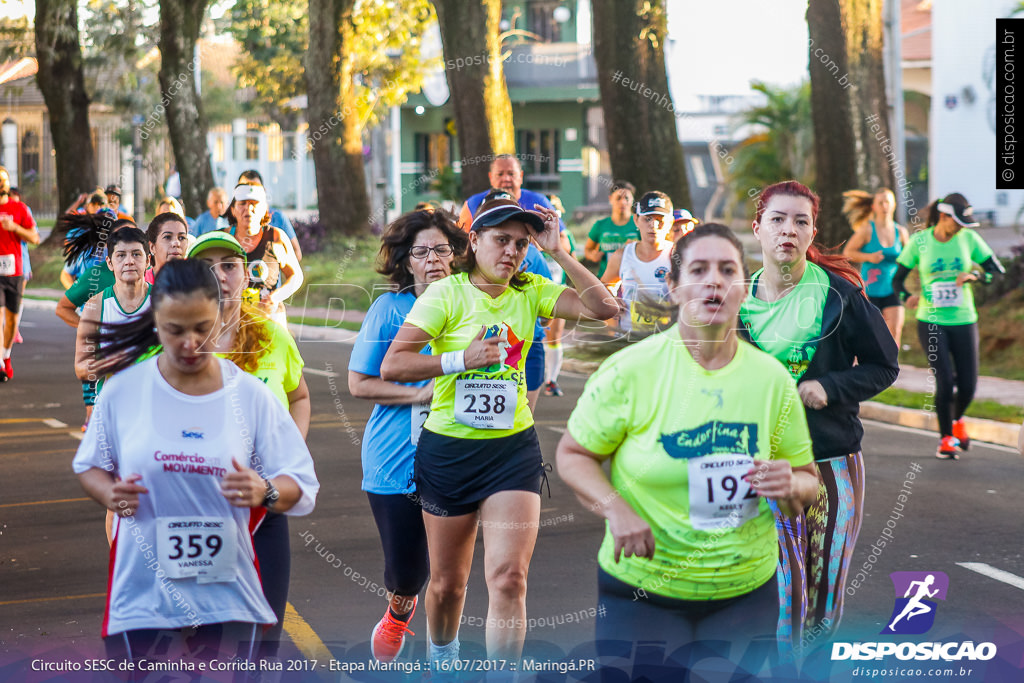 Circuito SESC de Caminhada e Corrida de Rua 2017 - Maringá