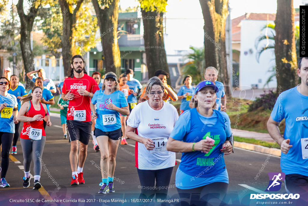 Circuito SESC de Caminhada e Corrida de Rua 2017 - Maringá